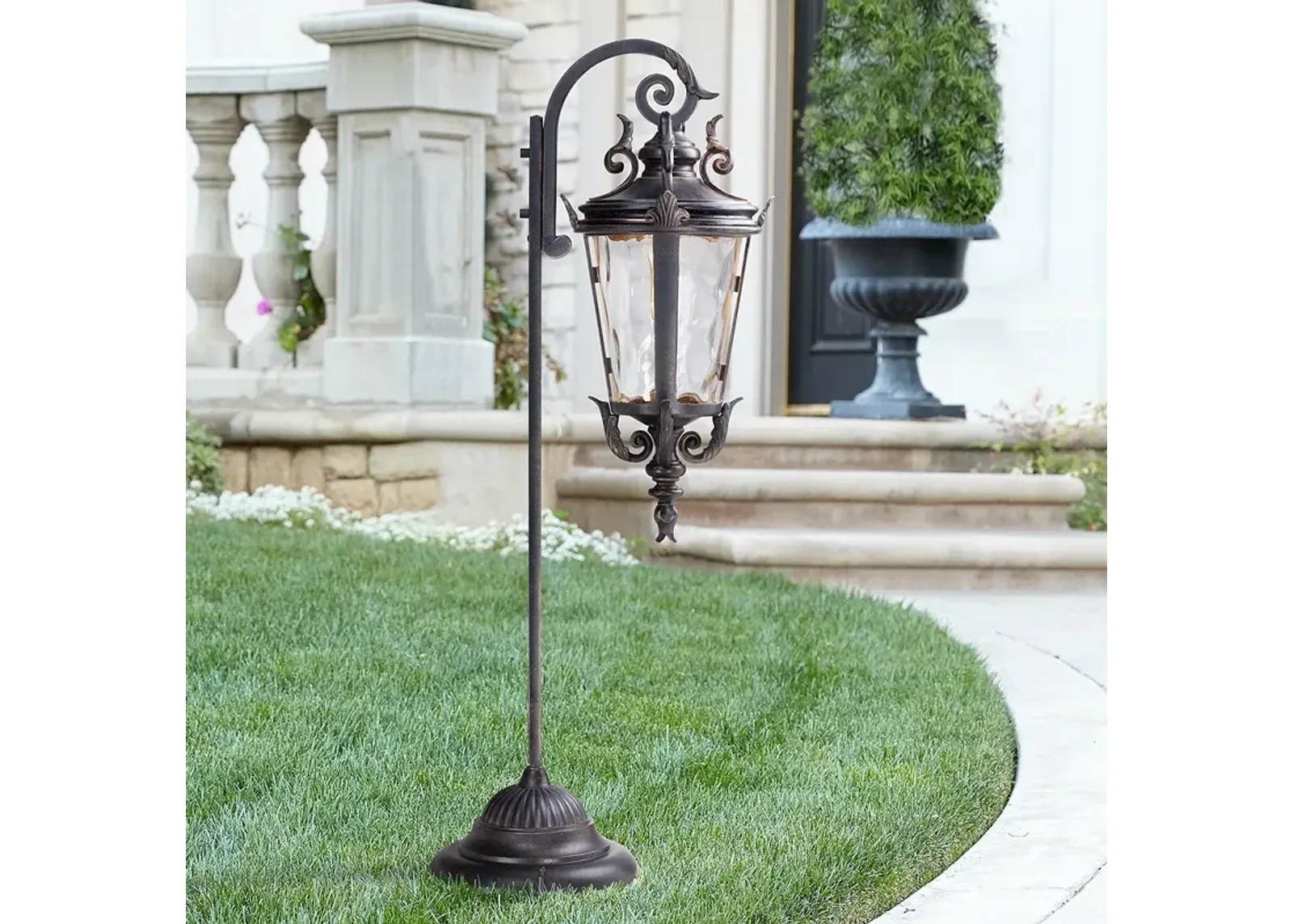 John Timberland Casa Marseille 35" Bronze LED Landscape Path Light