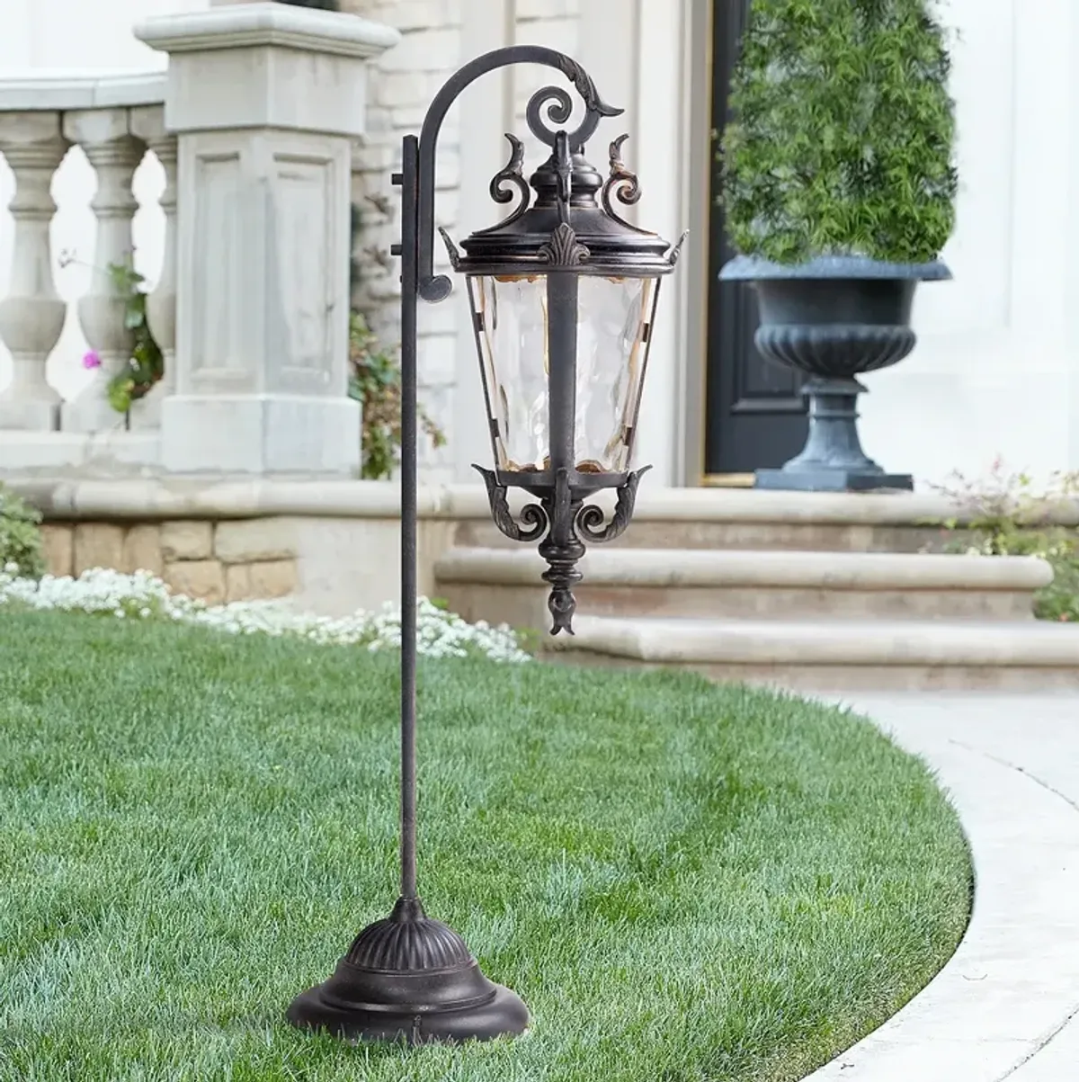 John Timberland Casa Marseille 35" Bronze LED Landscape Path Light