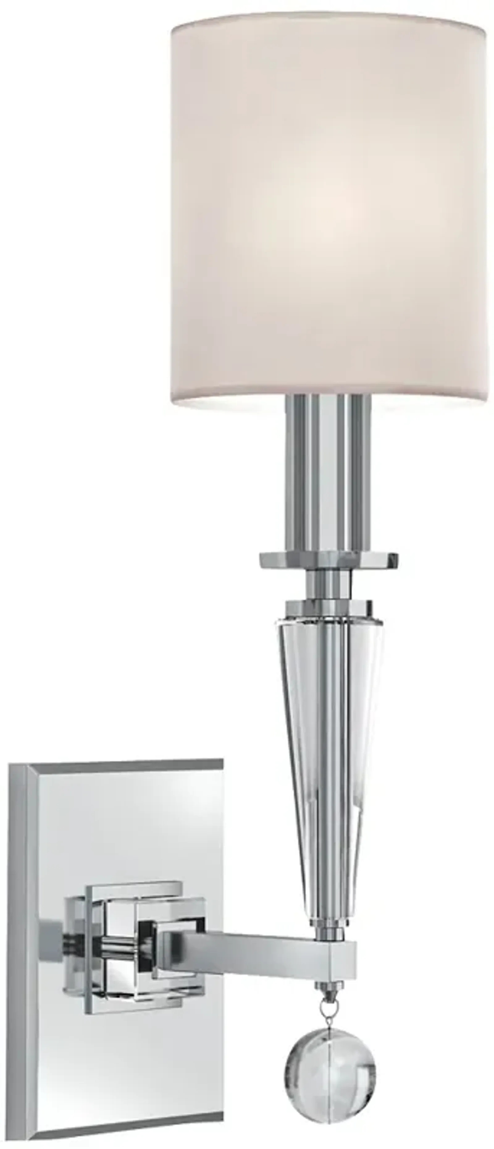 Crystorama Paxton 17" High Nickel Sconce