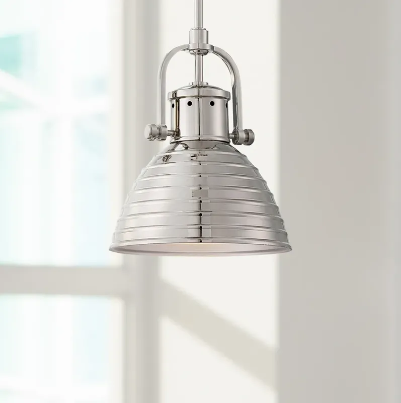 Minka-Lavery 1-Light Polished Nickel Mini Pendant