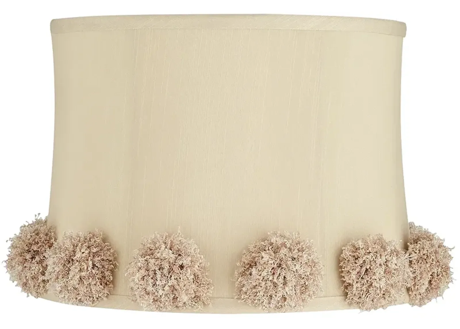 La Taupe Softback Drum Lamp Shade 13x14x10 (Washer)