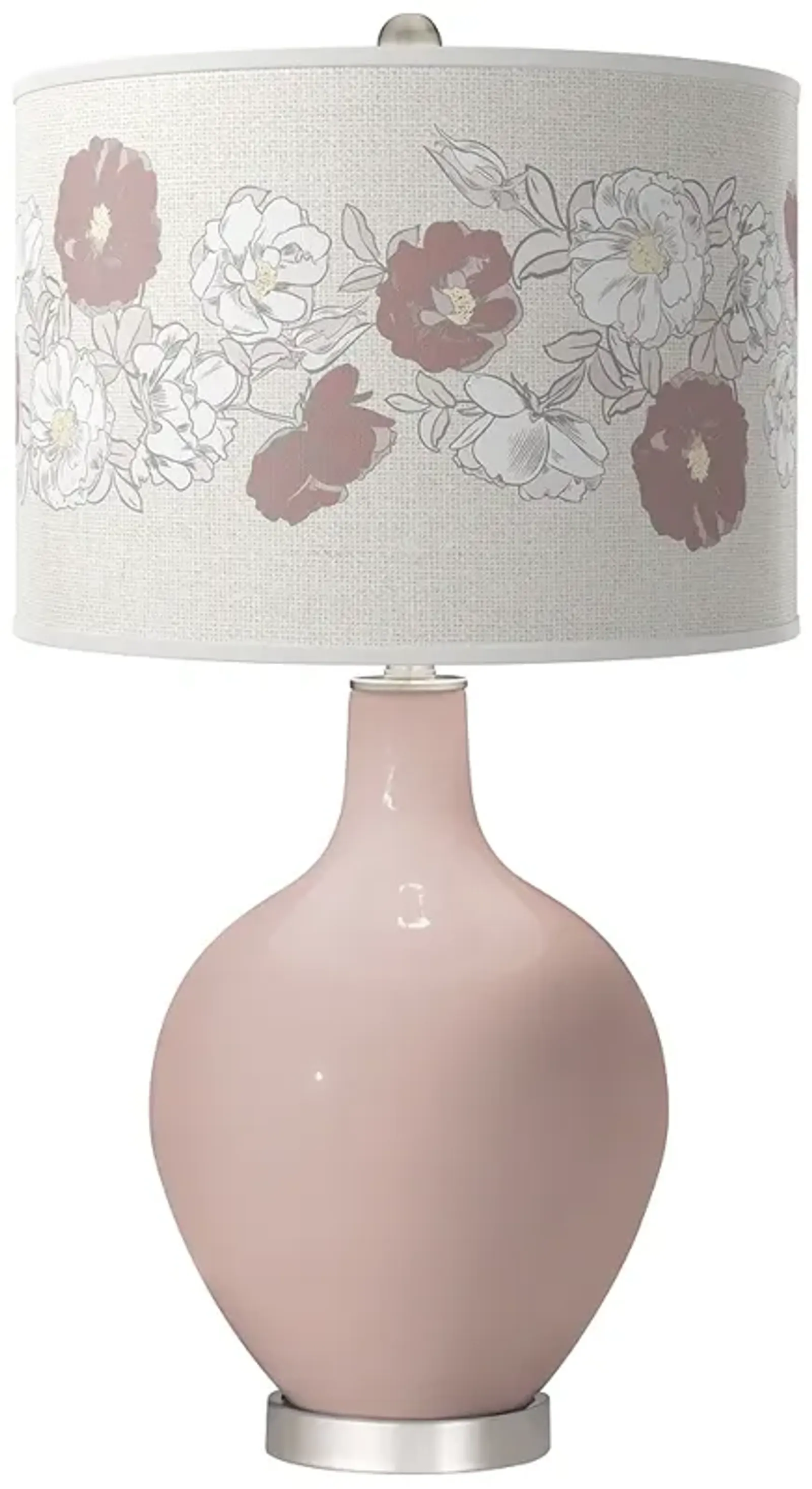 Glamour Rose Bouquet Ovo Table Lamp