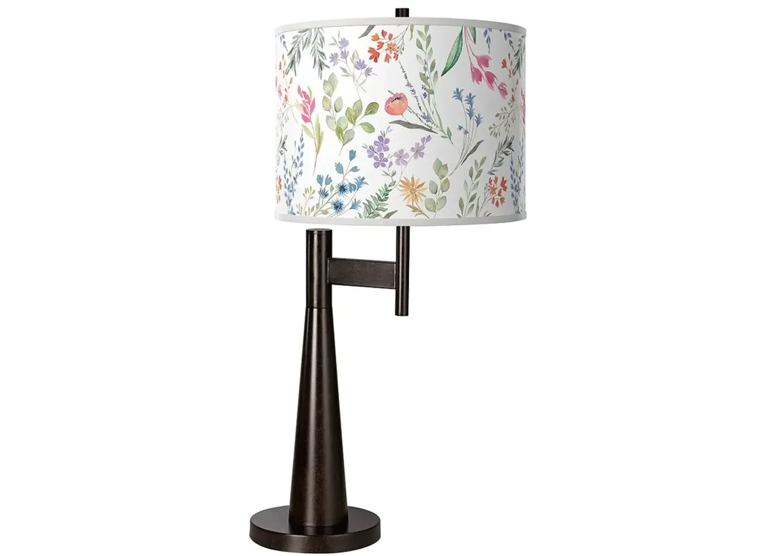 Giclee Glow Novo 30 3/4" Spring's Joy Shade Bronze Table Lamp