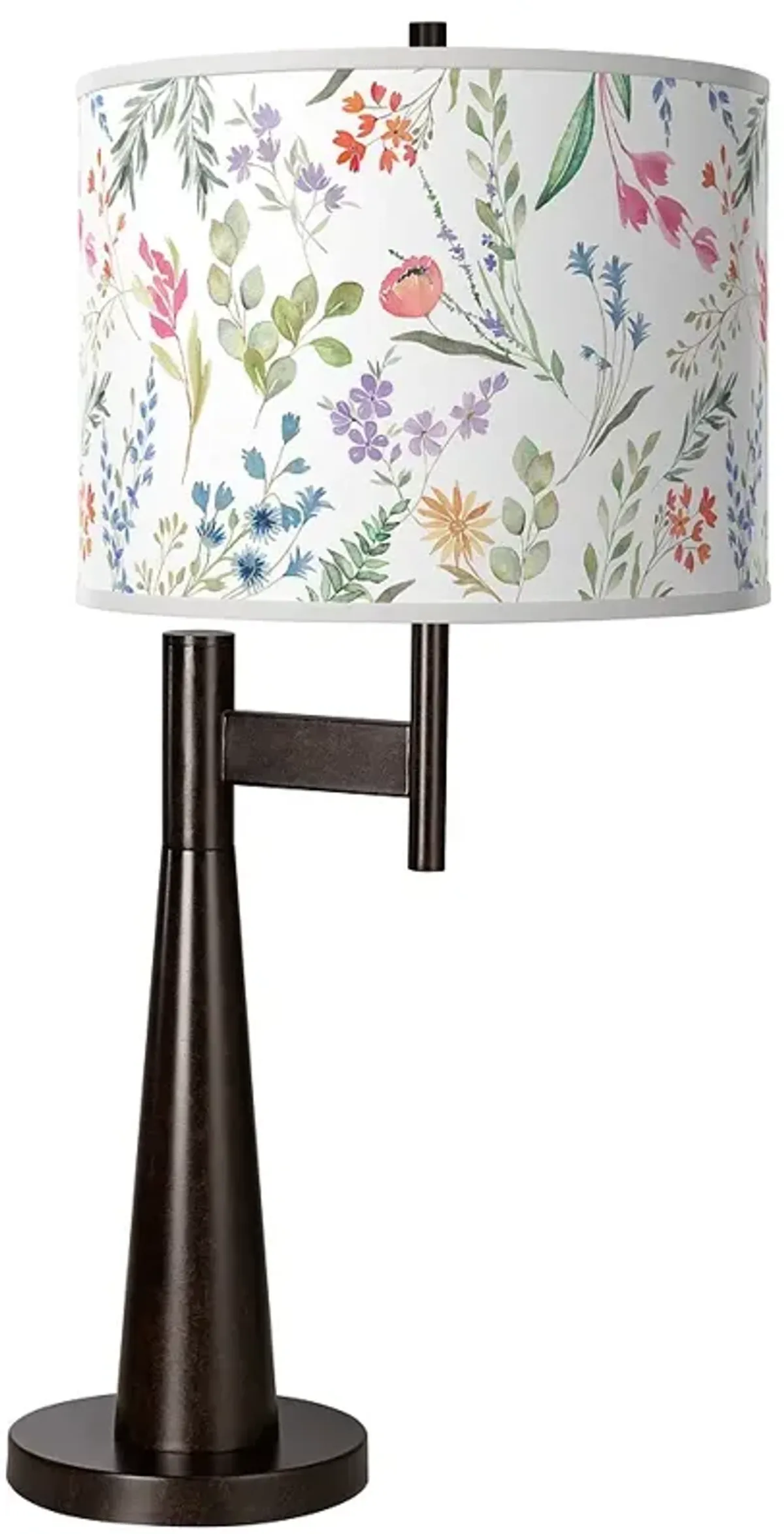 Giclee Glow Novo 30 3/4" Spring's Joy Shade Bronze Table Lamp