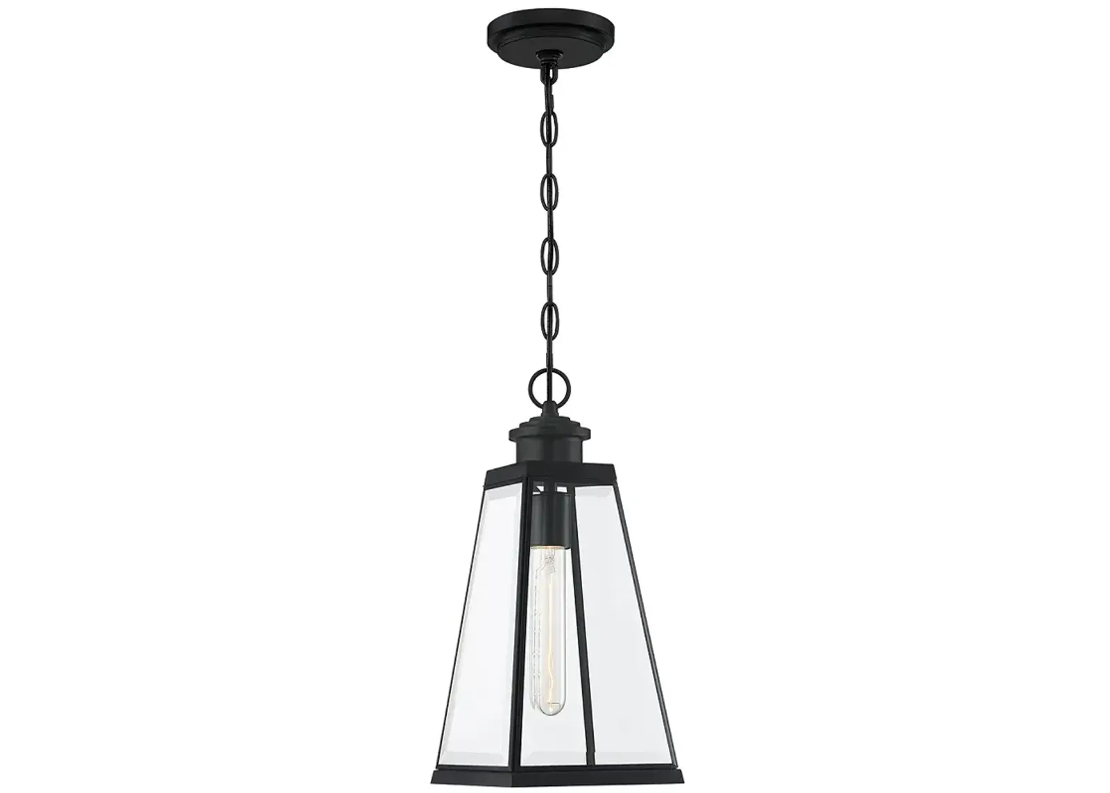 Paxton 1-Lt Matte Black Mini Pendant