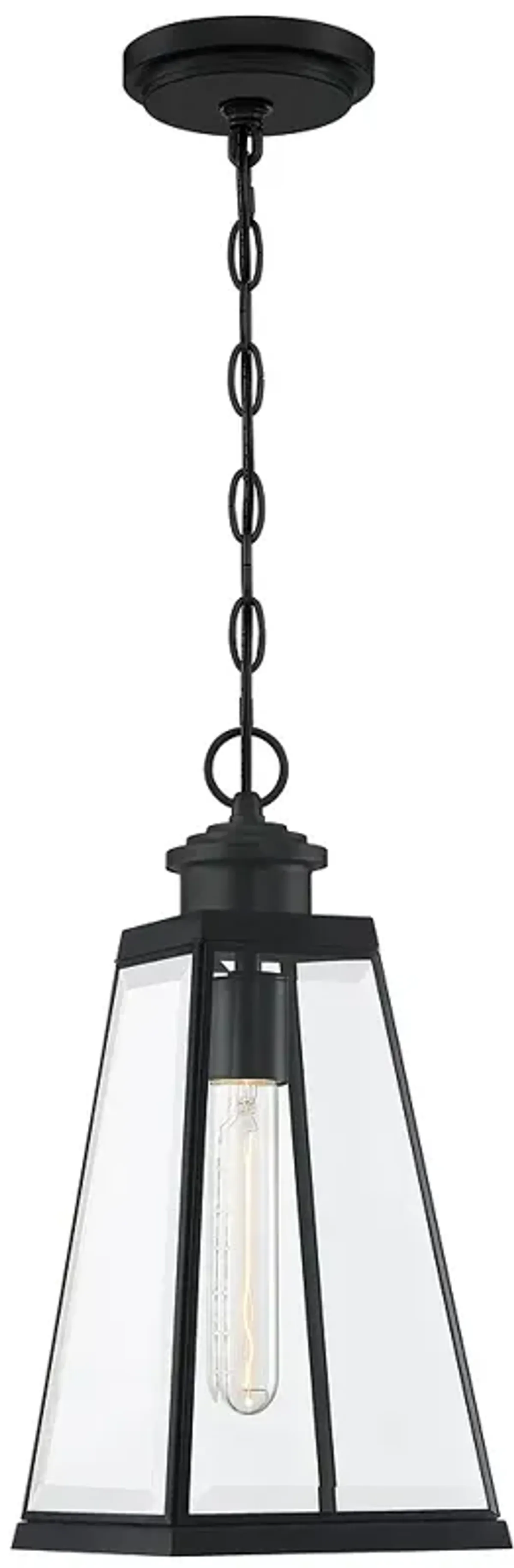 Paxton 1-Lt Matte Black Mini Pendant