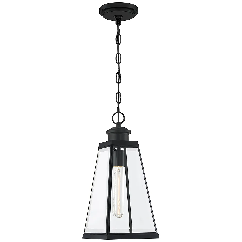 Paxton 1-Lt Matte Black Mini Pendant