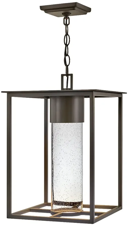 Coen 17 3/4"H Oil-Rubbed Bronze LED Outdoor Hanging Light