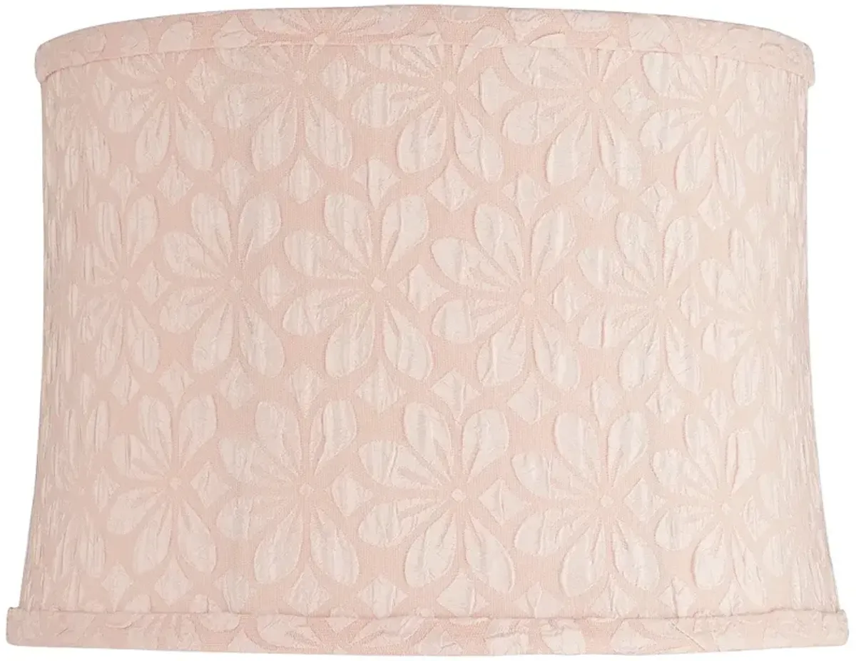 Springcrest Cece Pink Softback Drum Lamp Shade 13x14x10 (Spider)