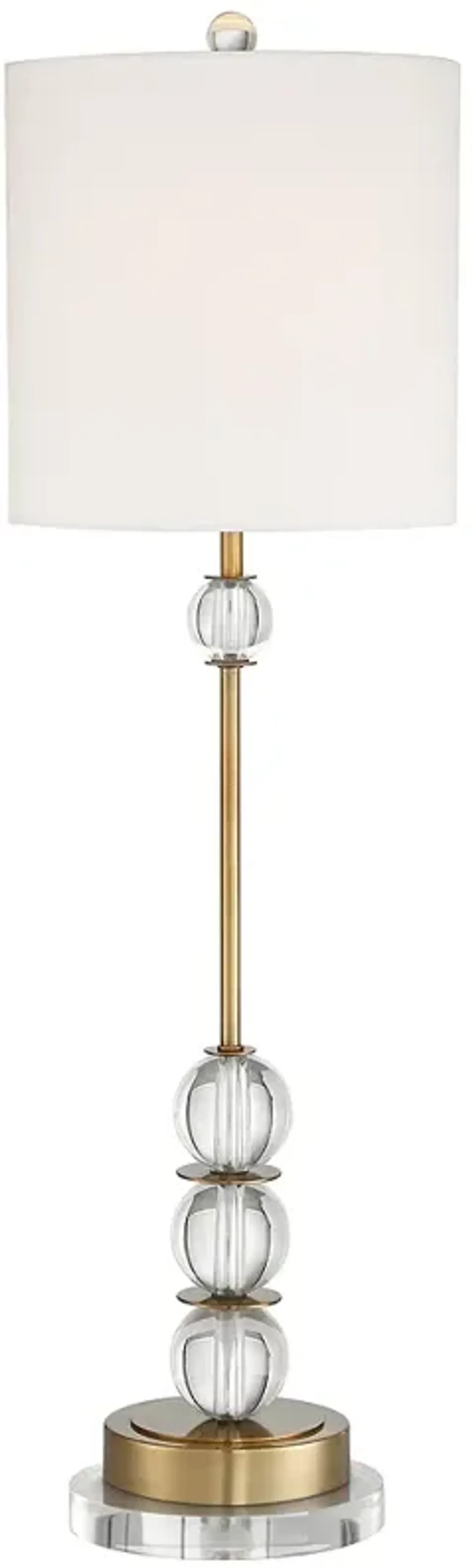 Vienna Full Spectrum Halston 33 1/2" Buffet Lamp with Round Riser