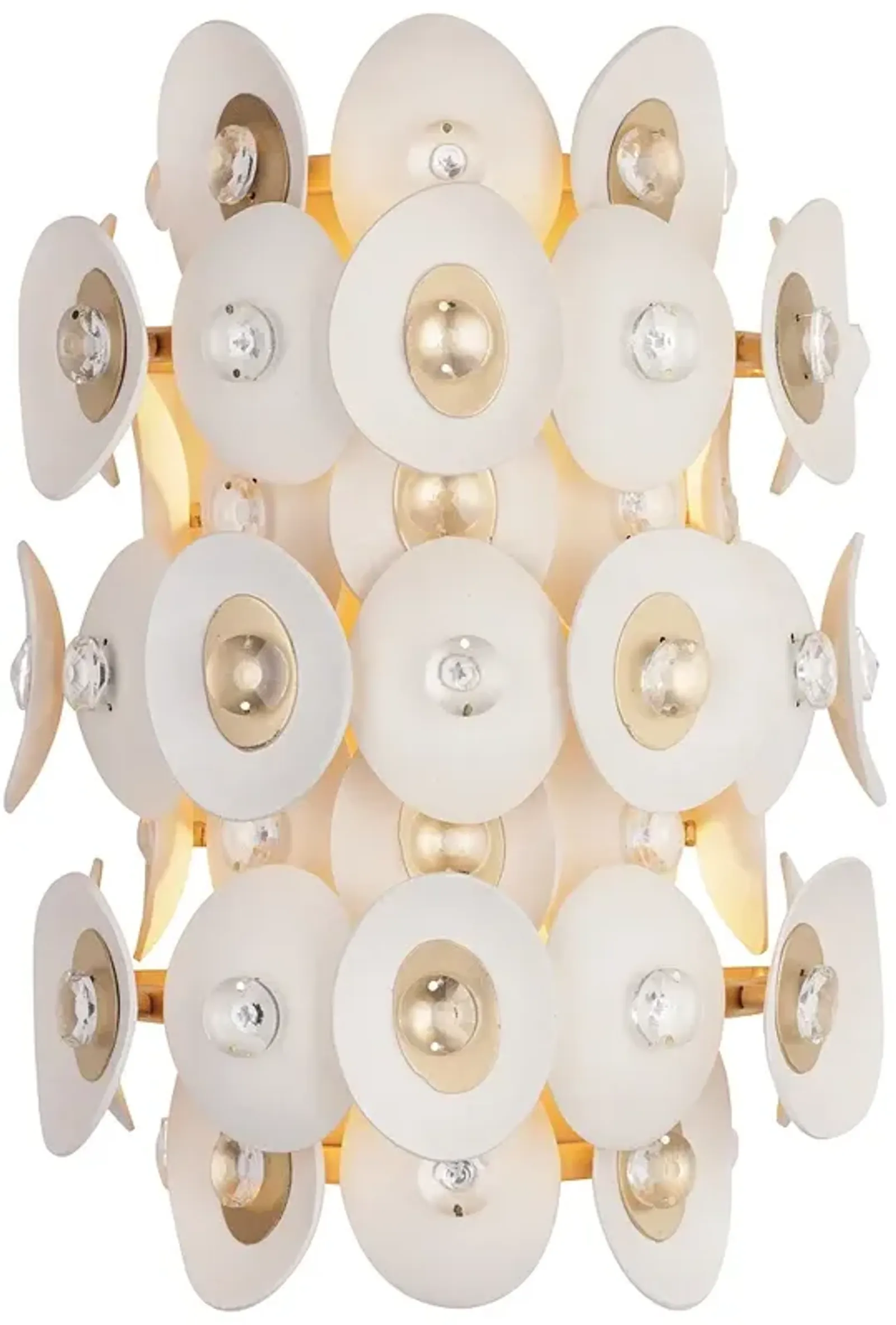 Metropolitan NIU 2-Light Fawn Gold Wall Sconce