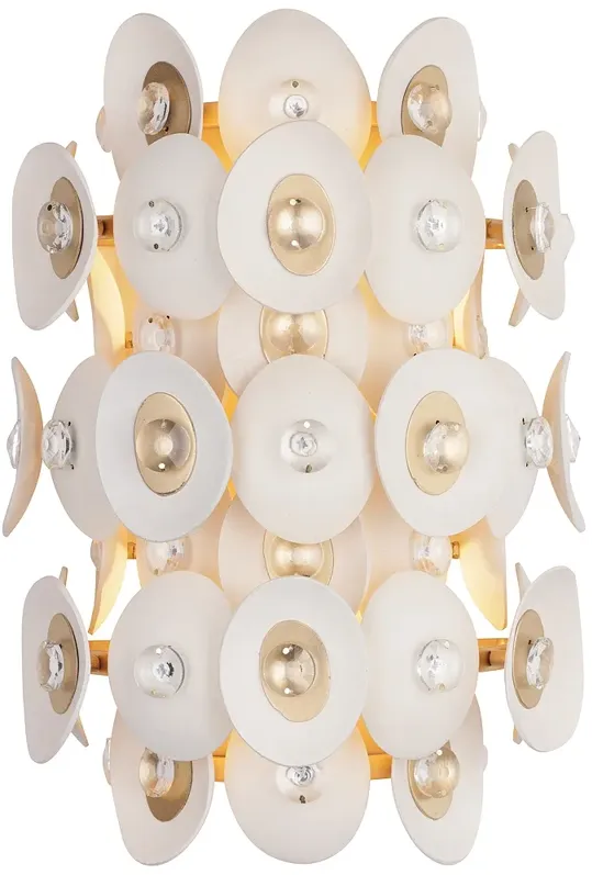 Metropolitan NIU 2-Light Fawn Gold Wall Sconce