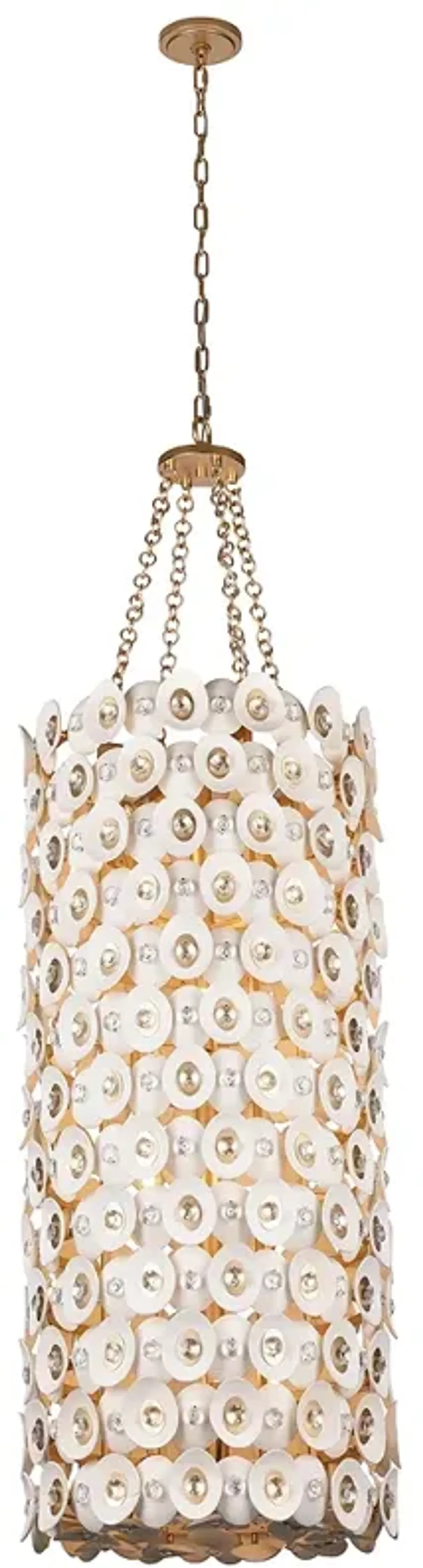 Metropolitan NIU 12-Light Fawn Gold Foyer Chandelier