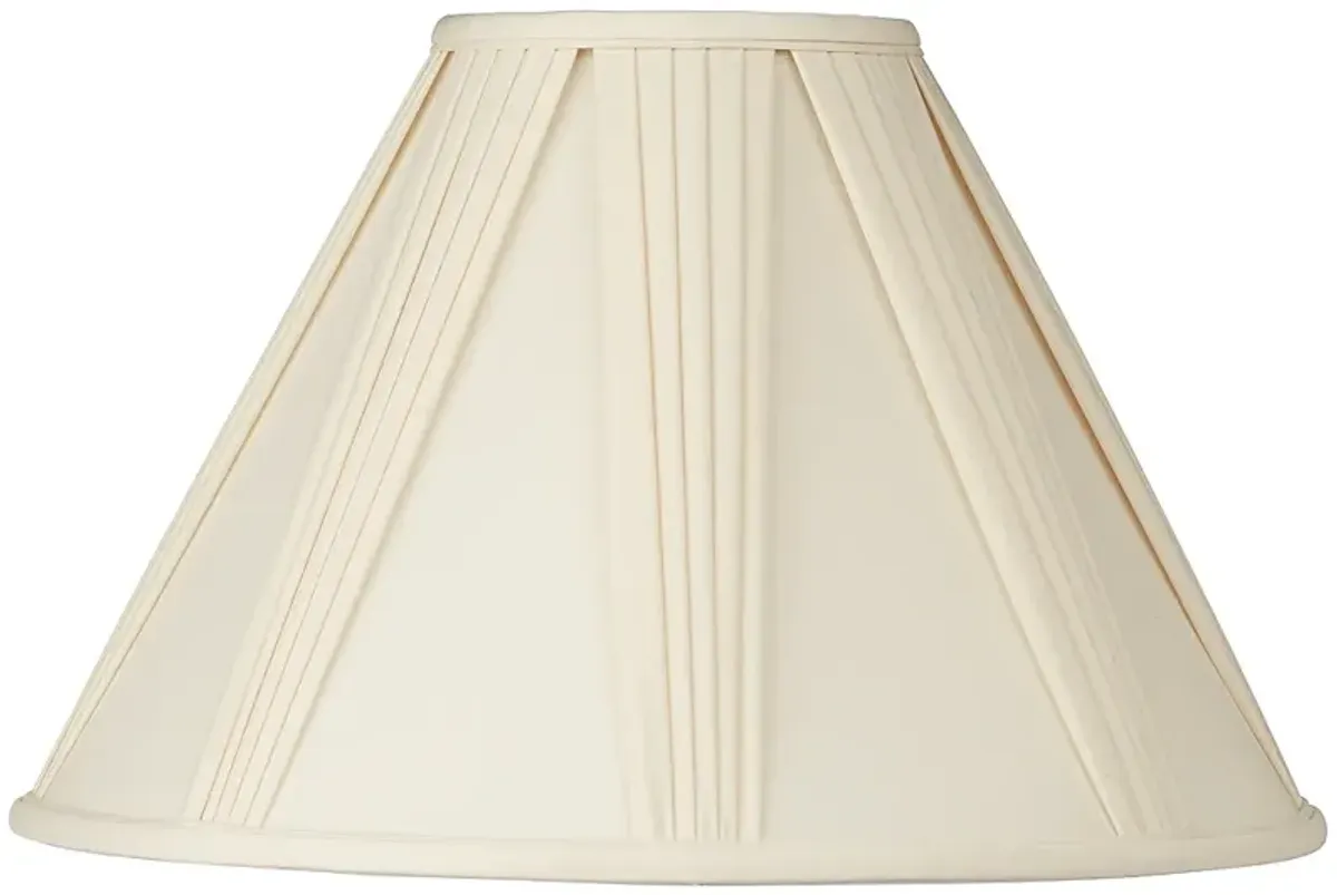 Springcrest Ivory French V-Drape Pleated Lamp Shade 6x17x12 (Spider)