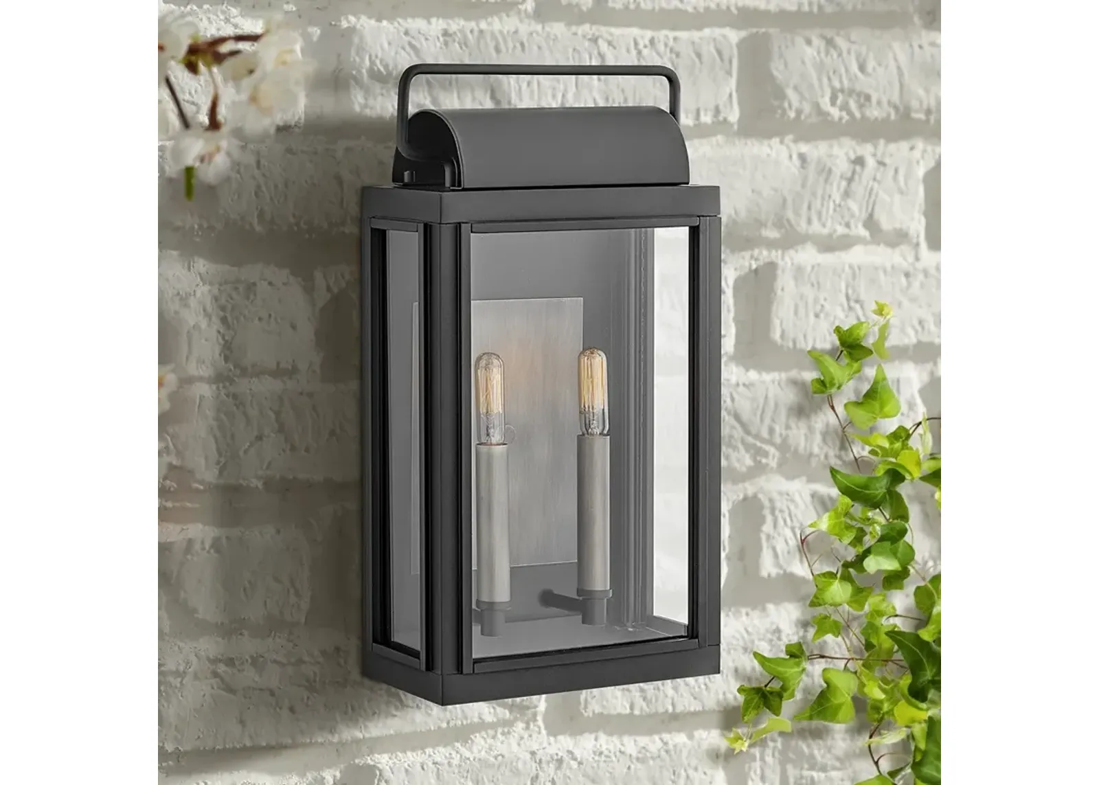 Hinkley Sag Harbor 16 1/2" High Black Outdoor Wall Light