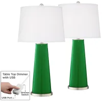 Envy Leo Table Lamp Set of 2 with Dimmers