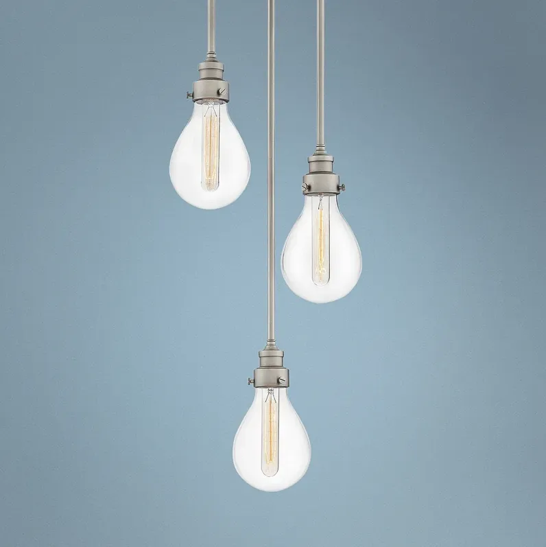 Hinkley Denton 13 1/4" Wide Pewter Multi Light Pendant