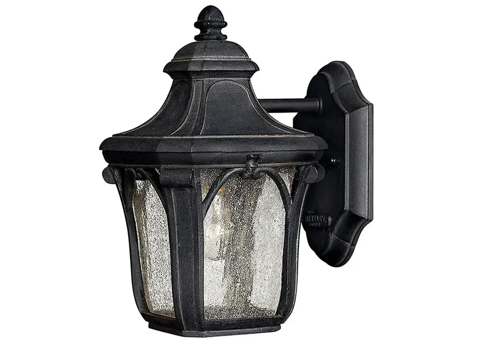 Hinkley Trafalgar 10" High Museum Black Outdoor Wall Mount Lantern