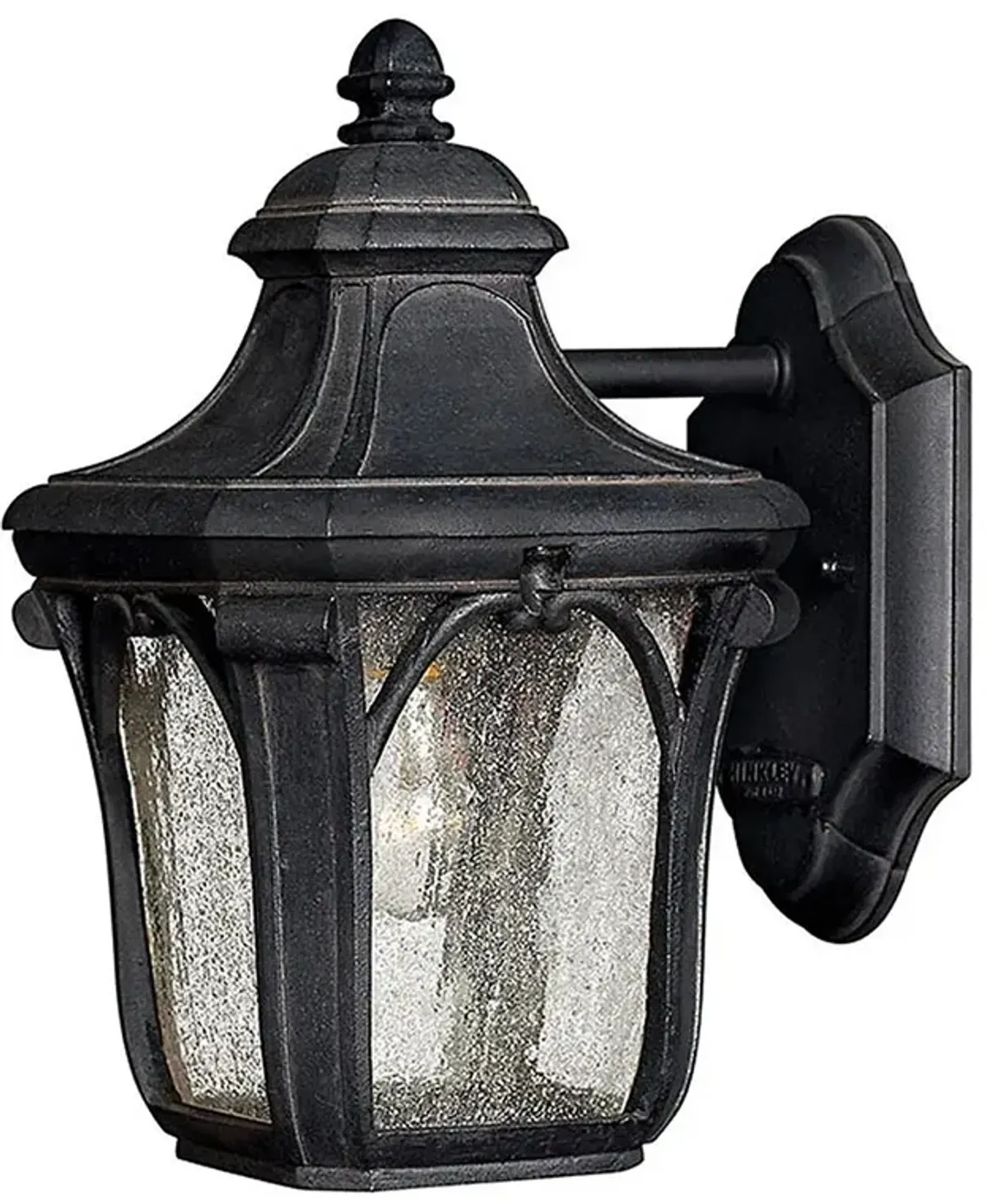 Hinkley Trafalgar 10" High Museum Black Outdoor Wall Mount Lantern