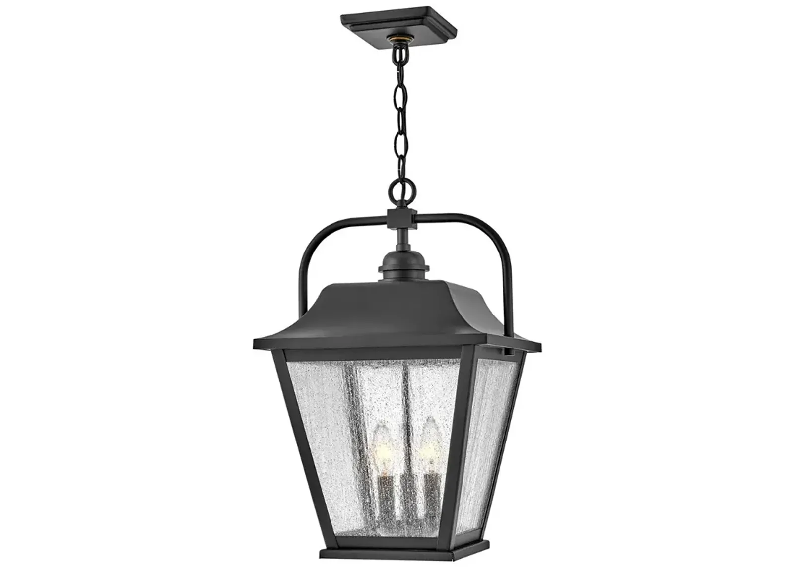 Hinkley- Outdoor Kingston Medium Hanging Lantern- Black