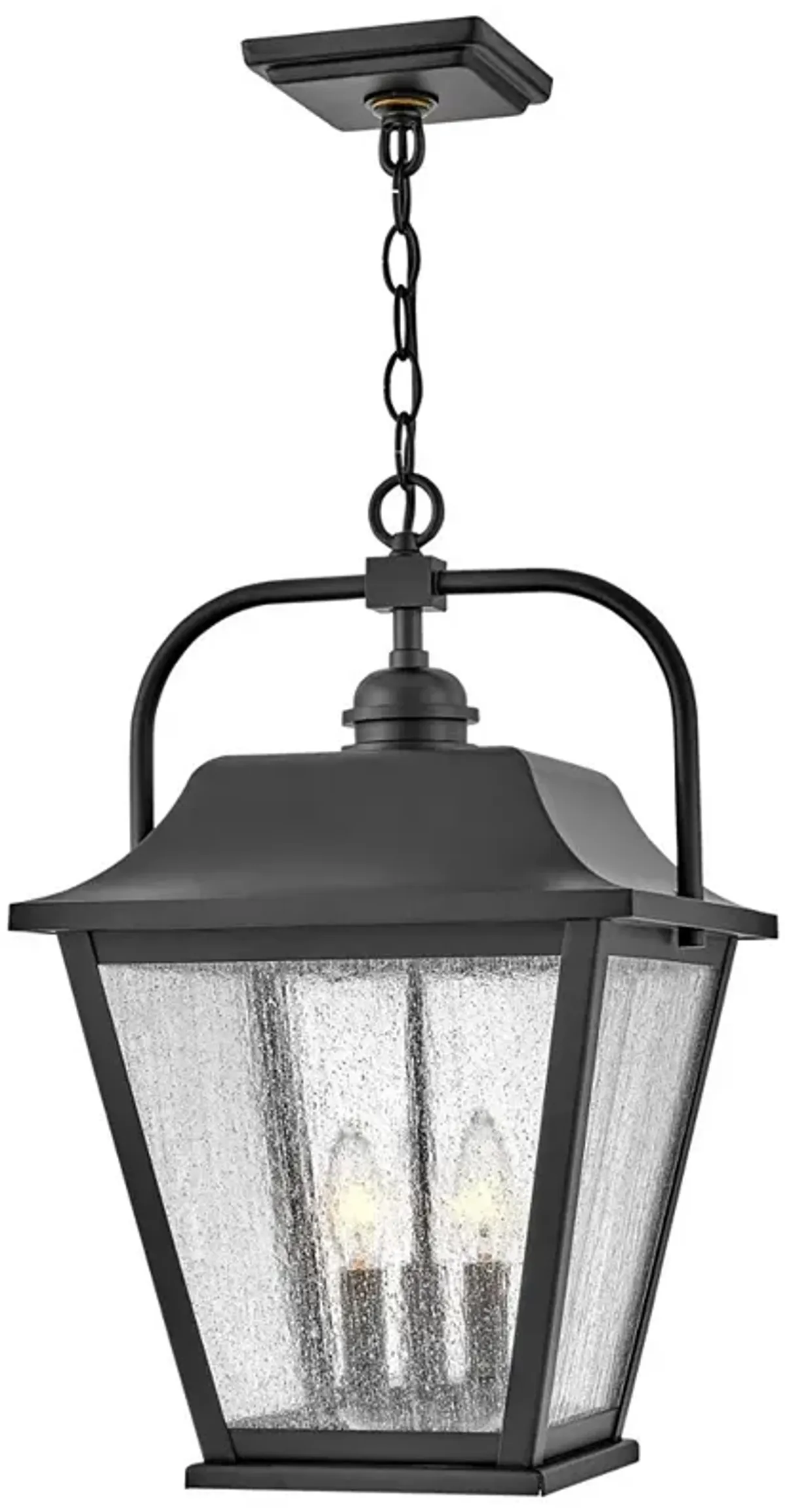 Hinkley- Outdoor Kingston Medium Hanging Lantern- Black