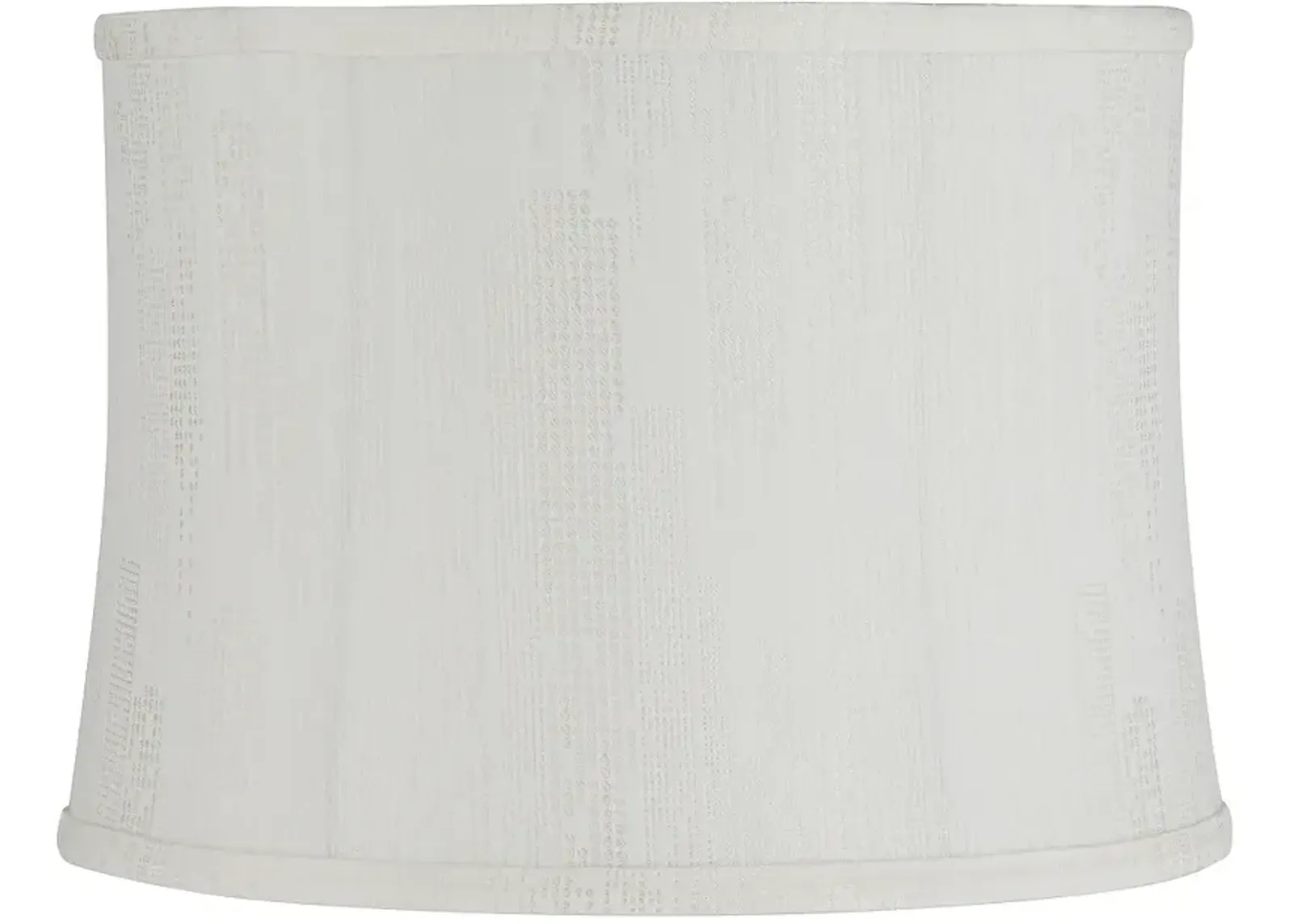 Pecan Off-White Softback Drum Lamp Shade 13x14x10 (Washer)