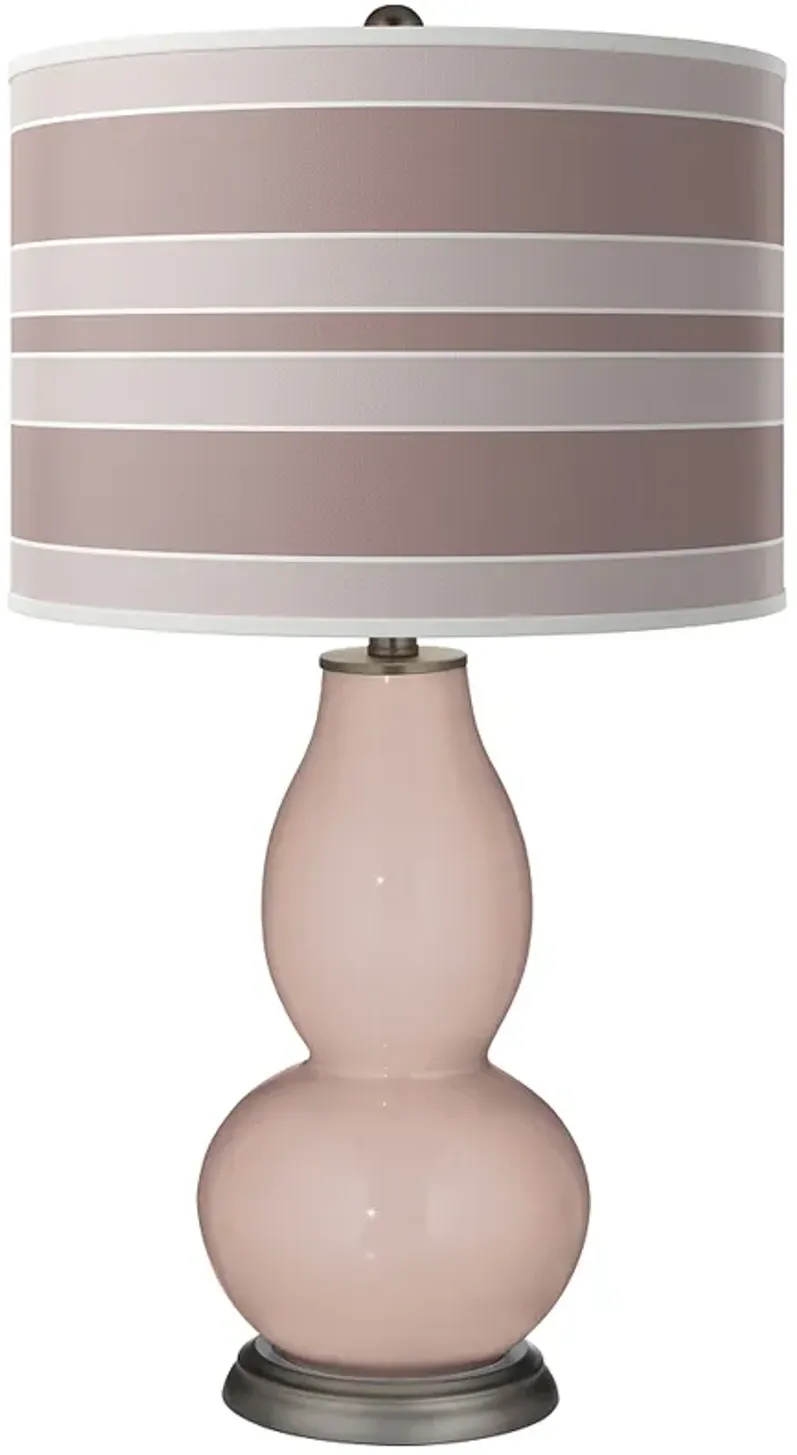 Glamour Bold Stripe Double Gourd Table Lamp