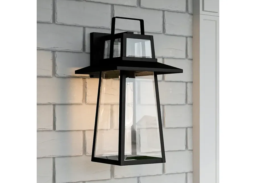 Quoizel Devonport 18 1/2" High Matte Black Outdoor Wall Light