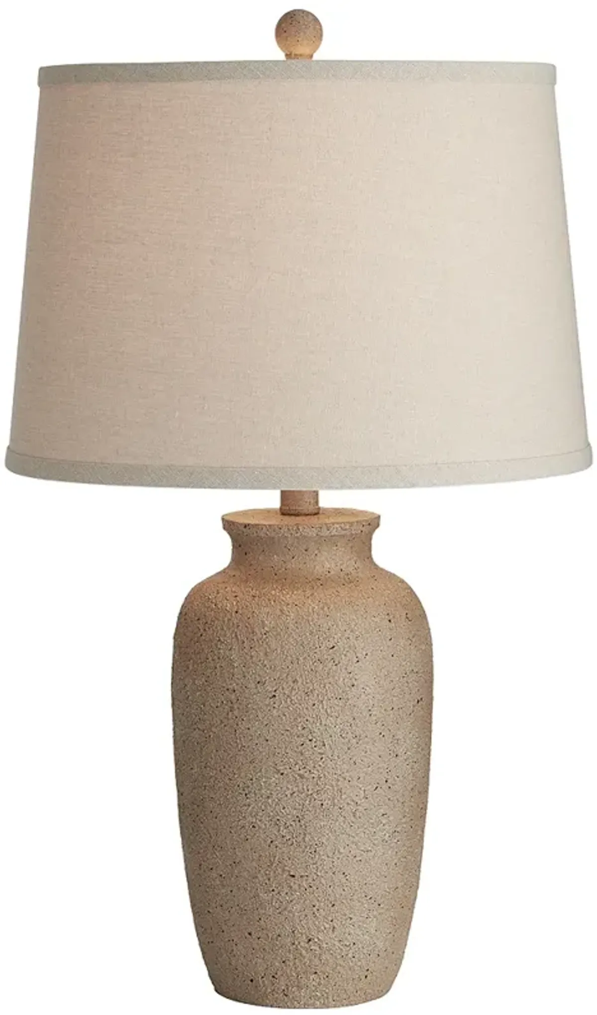 Regency Hill 25 3/8" Beige Oatmeal Rustic Coastal Table Lamps Set of 2