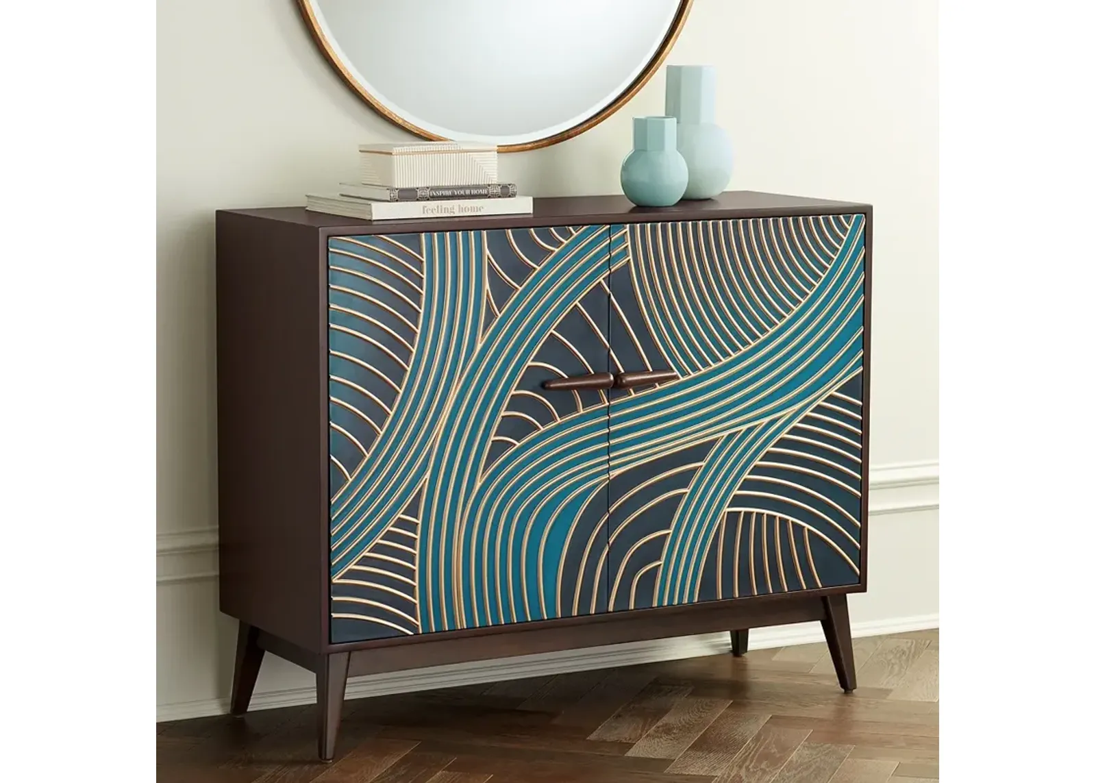 Delilah 35 1/4" Wide Multicolor 2-Door Accent Chest