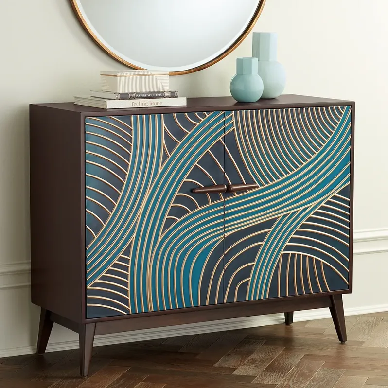 Delilah 35 1/4" Wide Multicolor 2-Door Accent Chest