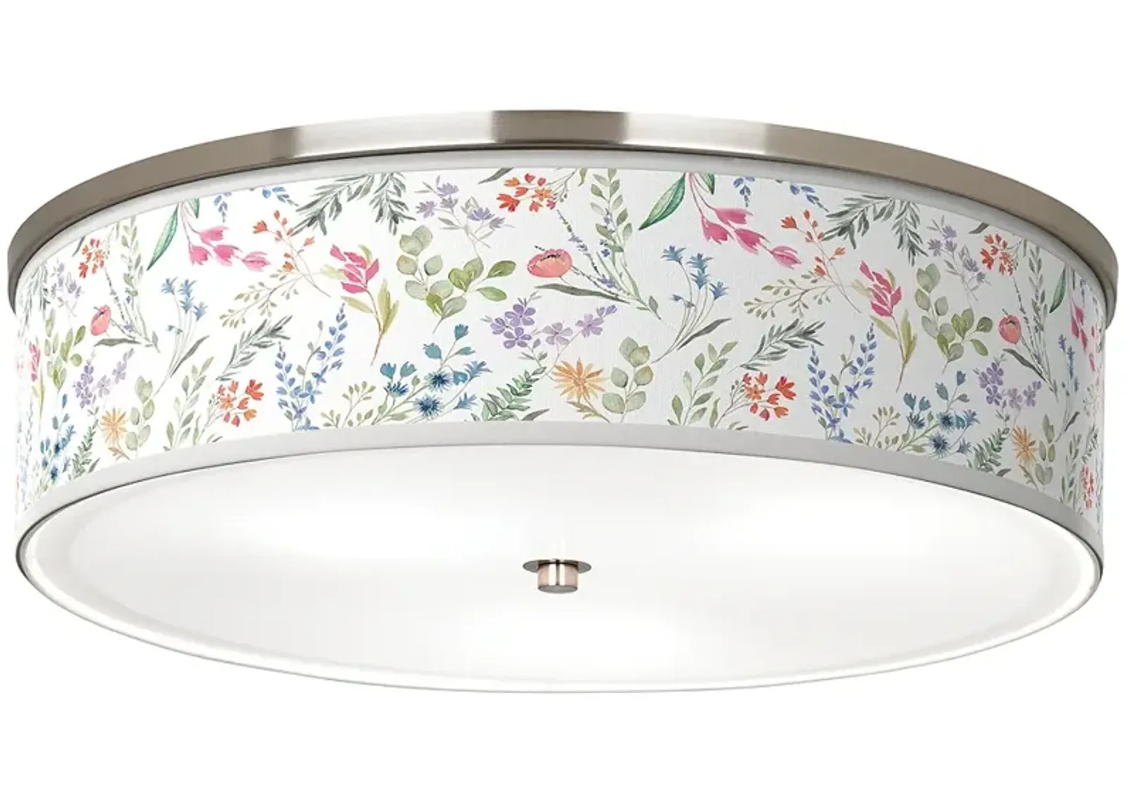 Spring's Joy Giclee Nickel 20 1/4" Wide Ceiling Light