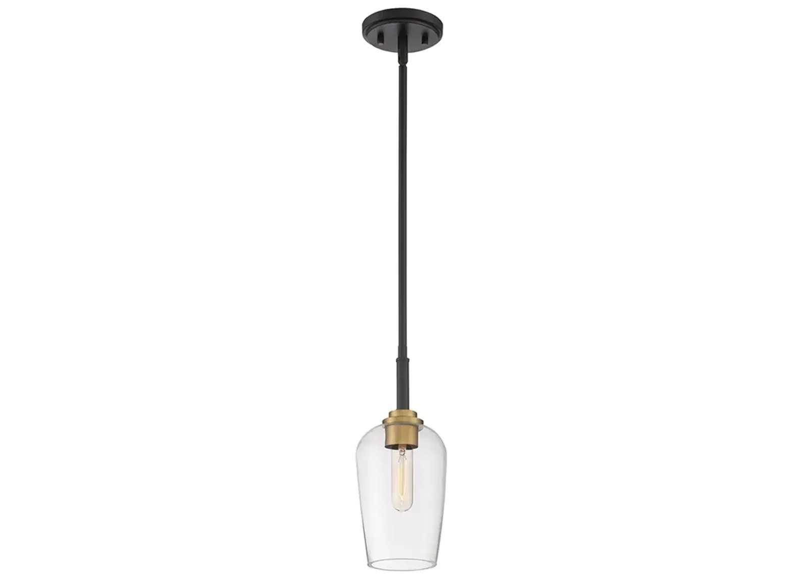 Quoizel Sagamore 5 1/4" Wide Earth Black Mini Pendant