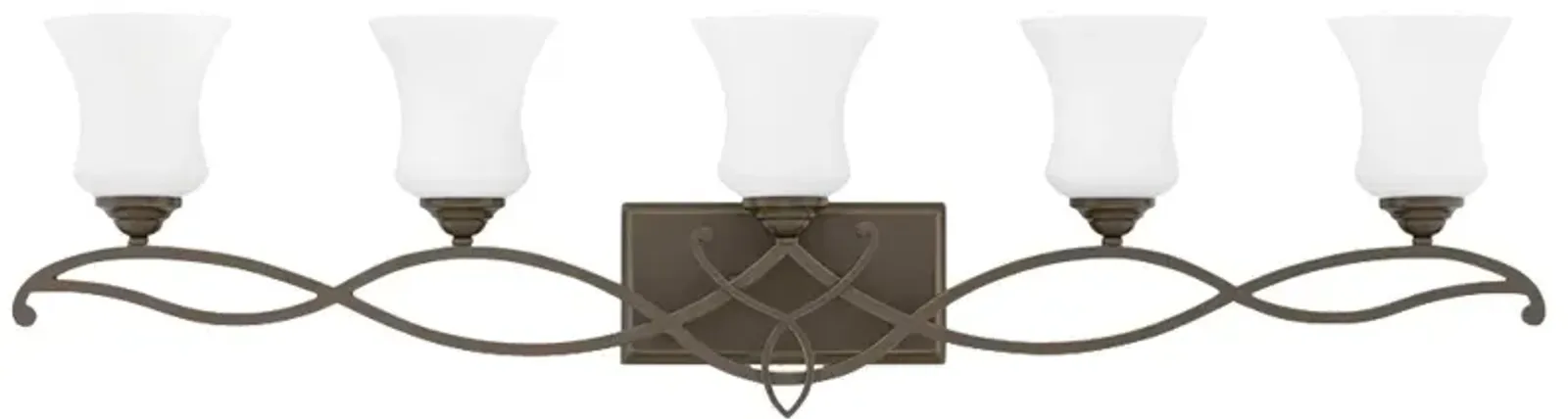 Bath Brooke-Five Light Vanity-Olde Bronze