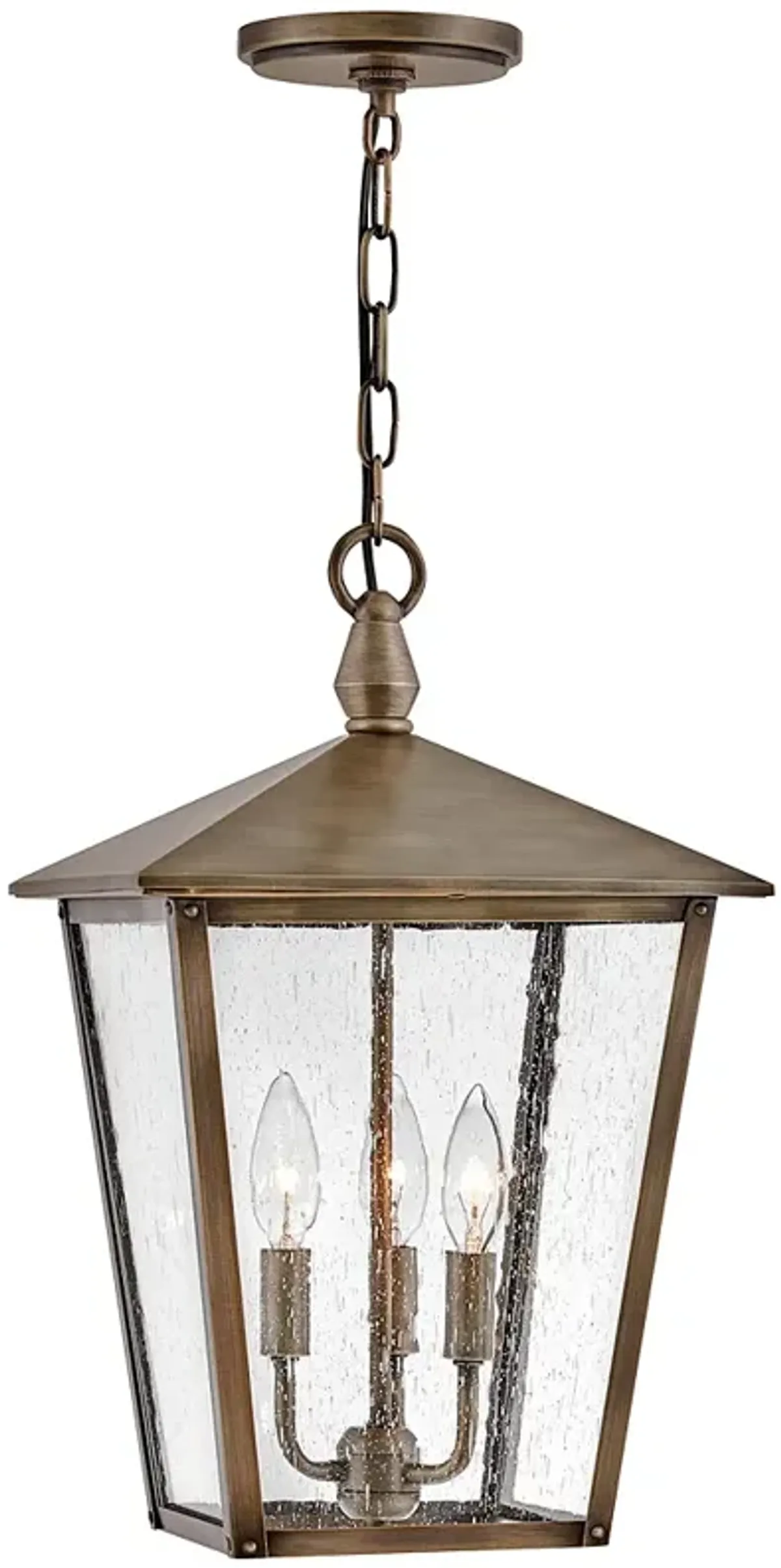 Huntersfield 17 3/4" High Bronze Outdoor Hanging Light