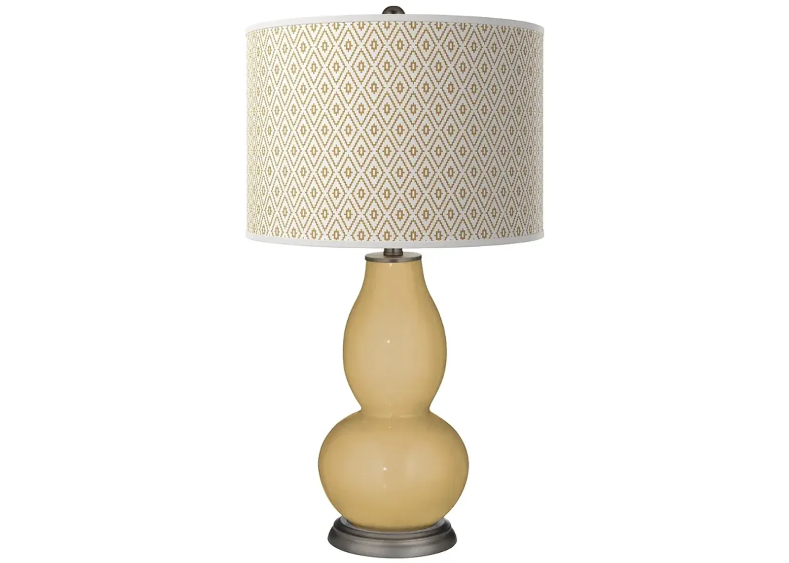 Empire Gold Diamonds Double Gourd Table Lamp