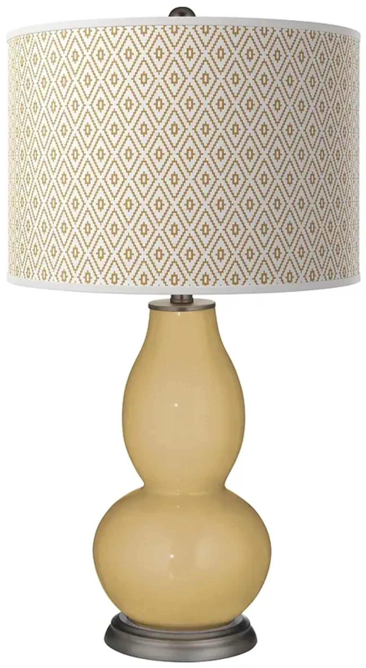 Empire Gold Diamonds Double Gourd Table Lamp