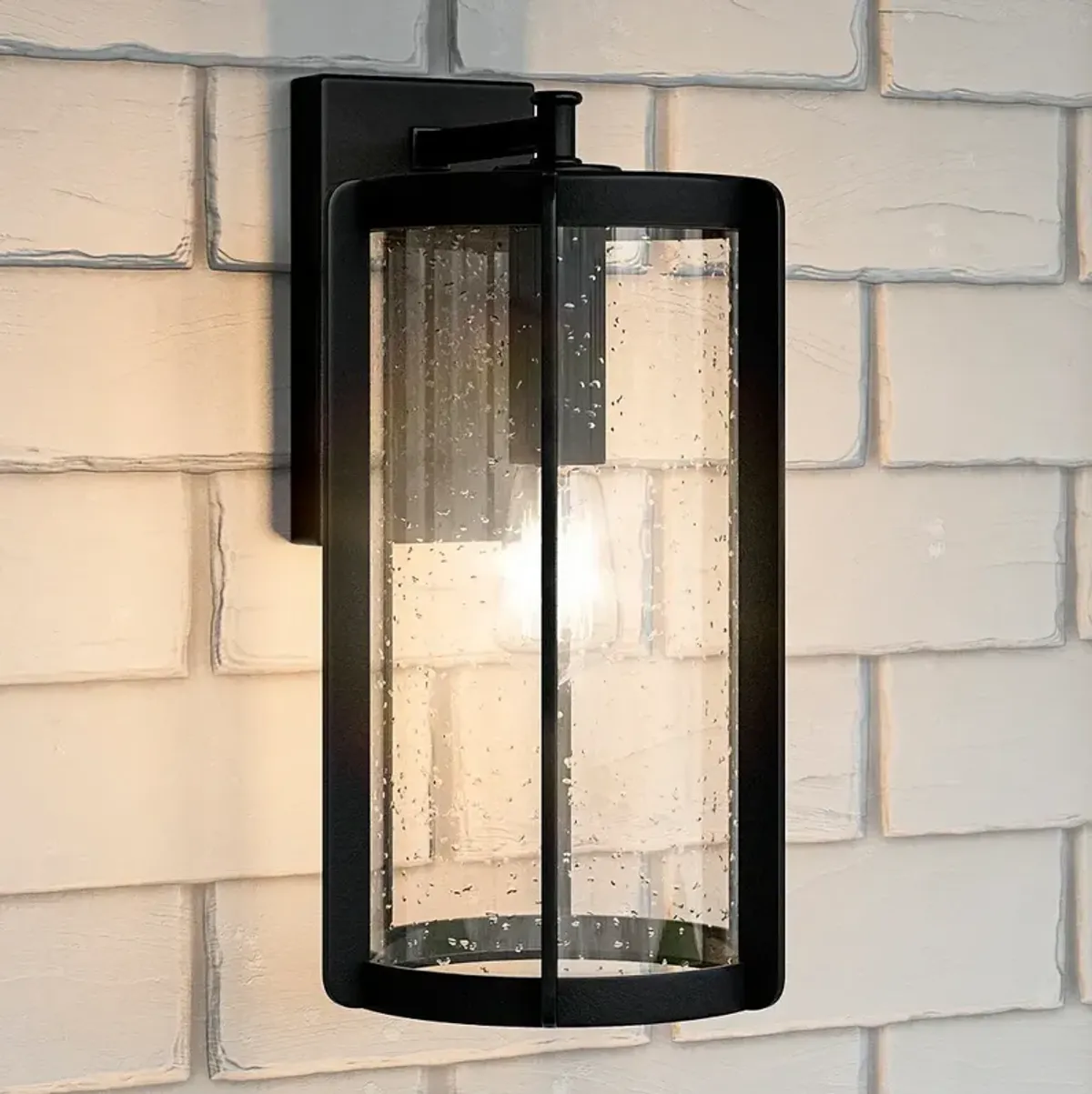 Quoizel Hazel 16 1/4" High Earth Black Outdoor Wall Light