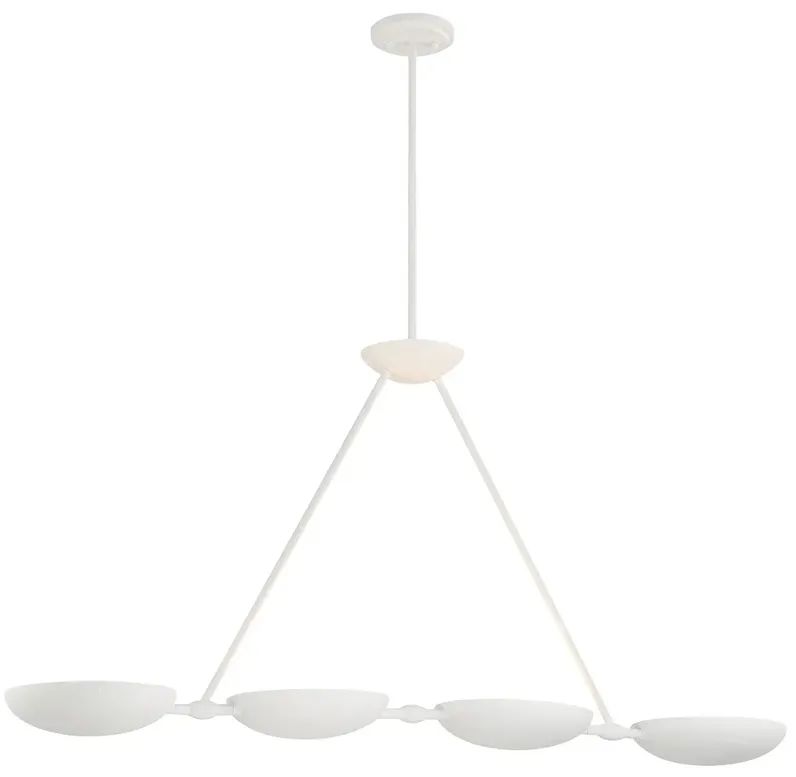 George Kovacs Undertas 4-Light Piastra Plaster Island Chandelier