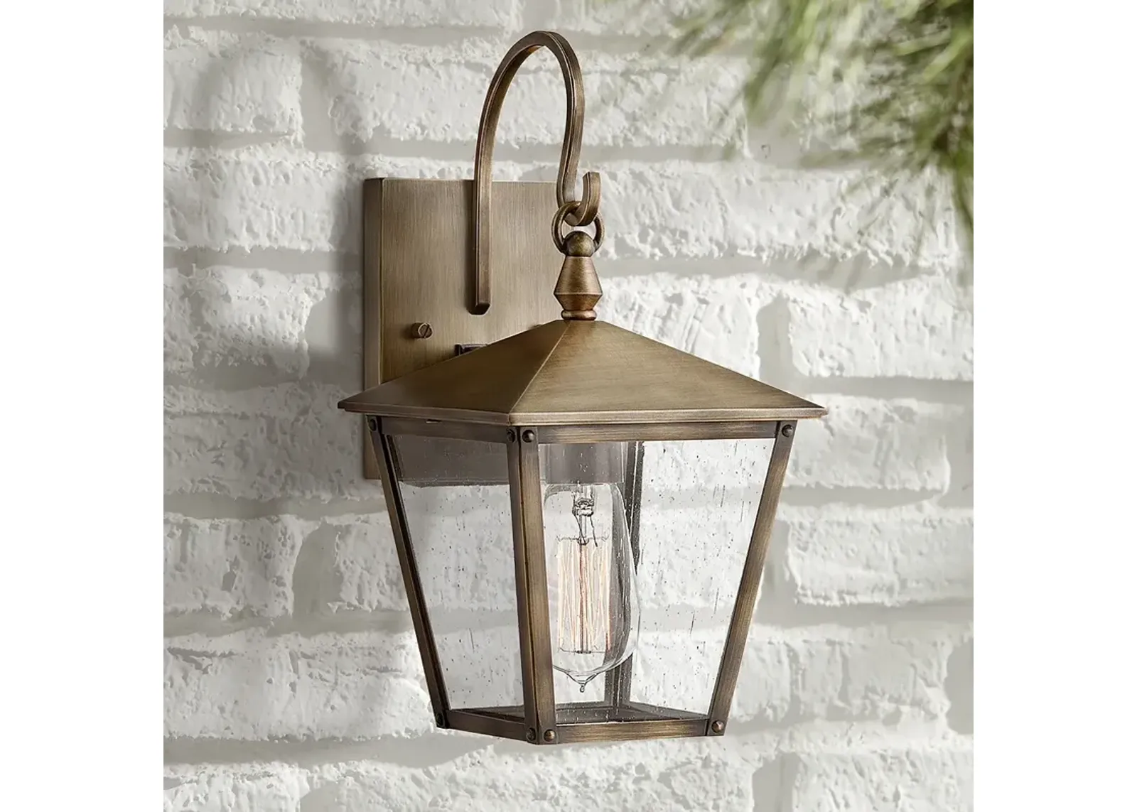 Huntersfield 13 3/4" High Bronze Outdoor Wall Light