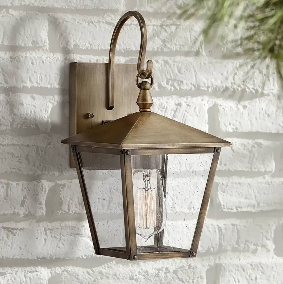 Huntersfield 13 3/4" High Bronze Outdoor Wall Light