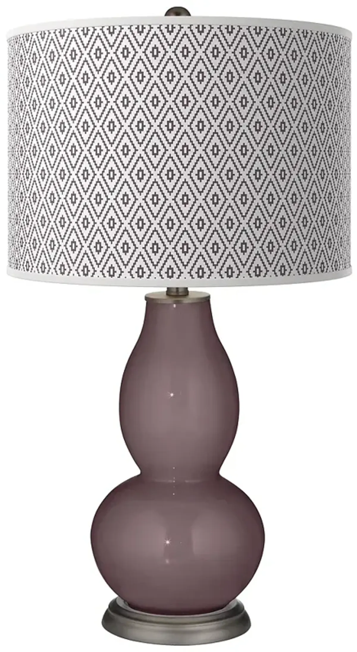 Poetry Plum Diamonds Double Gourd Table Lamp