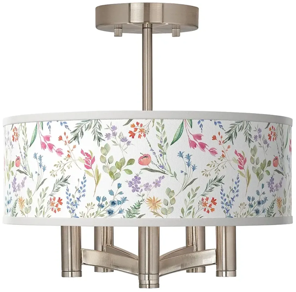 Spring's Joy Ava 5-Light Nickel Ceiling Light