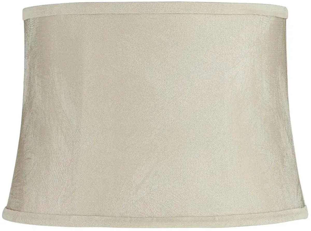 Wimberley Beige Softback Drum Lamp Shade 14x16x11 (Washer)