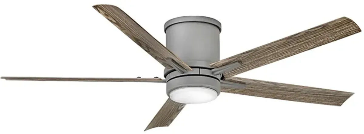 52" Hinkley Vail Flush Graphite LED Wet Hugger Smart Ceiling Fan