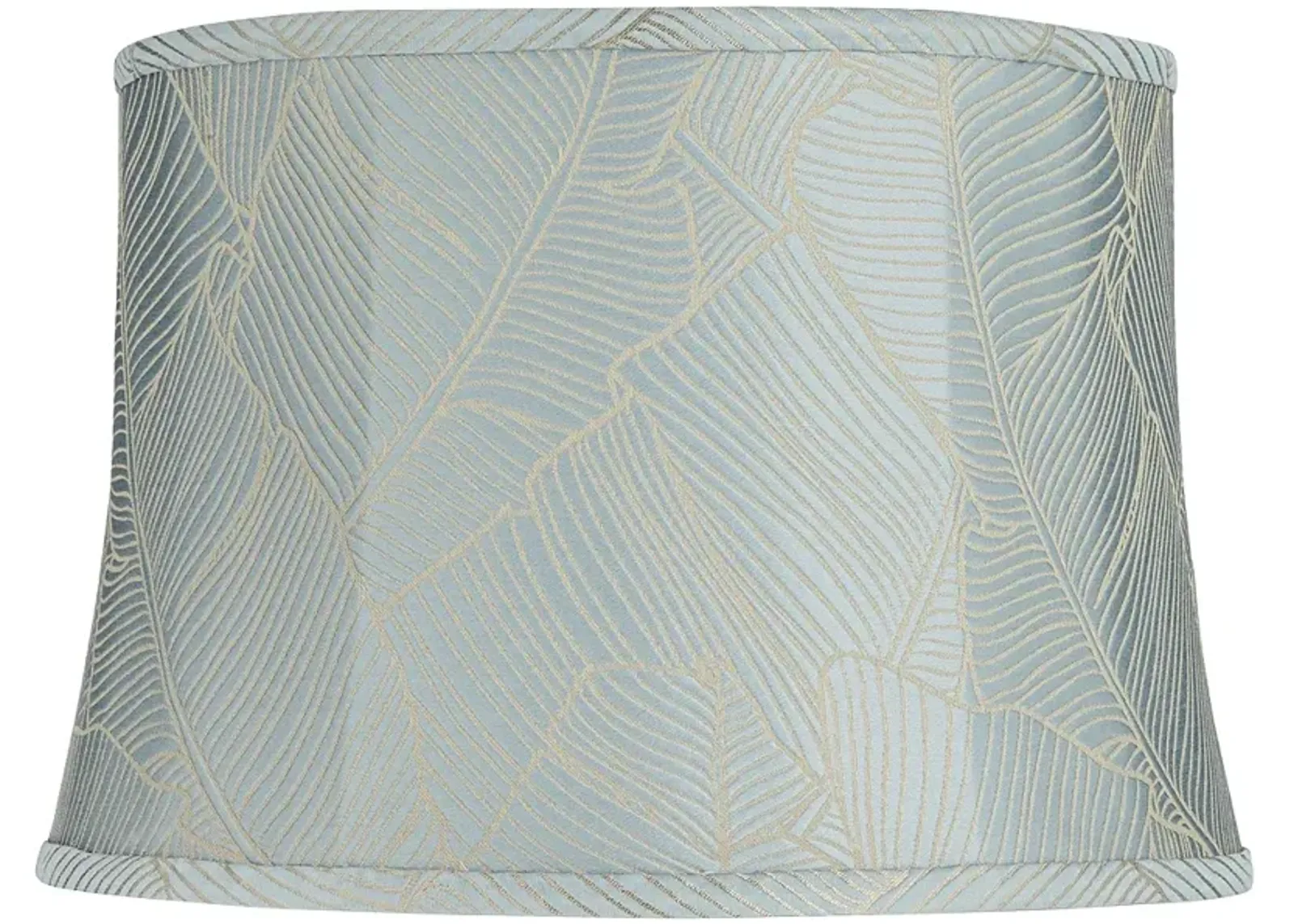 Espada Blue Softback Drum Lamp Shade 14x16x11 (Washer)