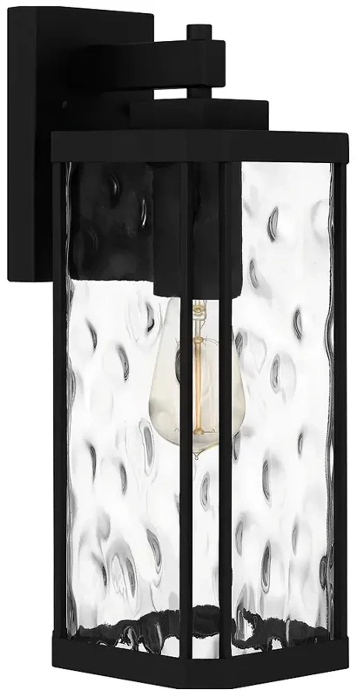 Balchier 1-Light Matte Black Outdoor Wall Lantern