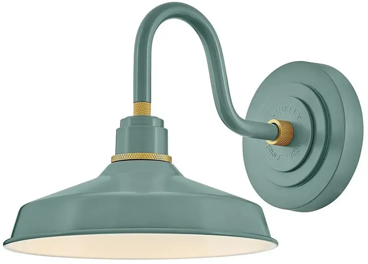 Hinkley Foundry Classic 9 1/4" High Sage Green Outdoor Barn Light