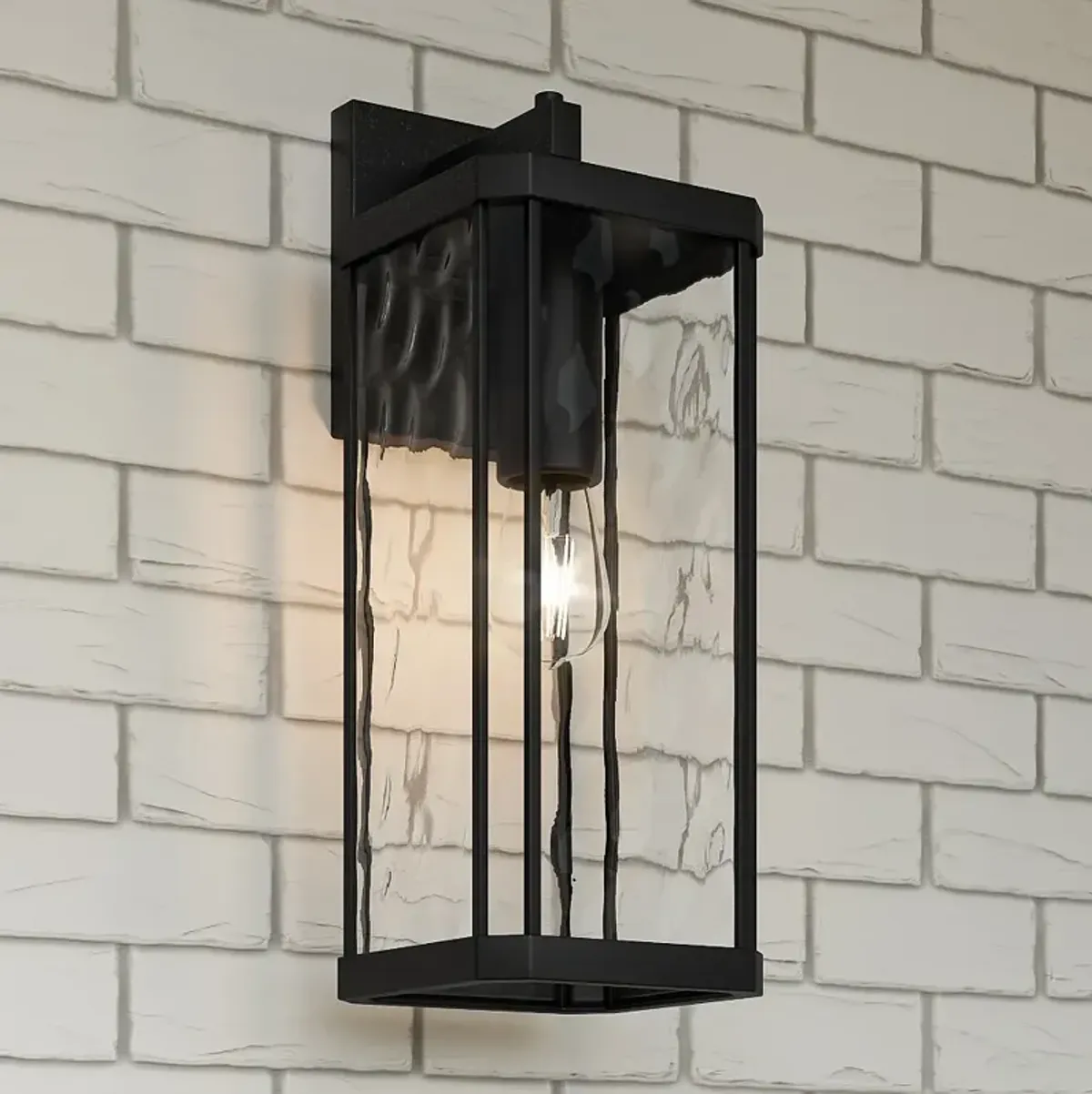 Quoizel Balchier 19 3/4" High Matte Black Outdoor Wall Light