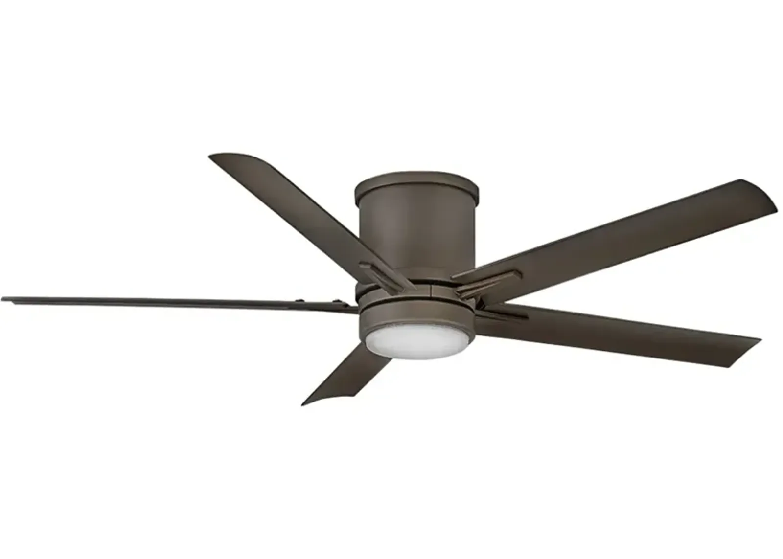 52" Hinkley Vail Flush Bronze LED Wet Hugger Smart Ceiling Fan